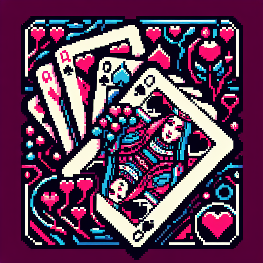 A game of Hearts in progress with the Queen of Spades prominently displayed.